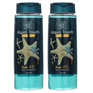 شامپو بدن مای مدل aqua touch حجم 420 میلی لیتر مجموعه 2 عددی